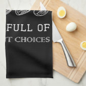 Das sonnige Leben ist voll von wichtigen Optionen  Geschirrtuch (Viertel Falte)