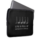 Das sonnige Leben ist voll von wichtigen Optionen  Laptopschutzhülle (Vorne Rechts)