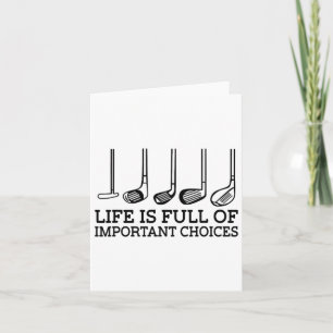 Das sonnige Leben ist voller wichtiger Golfclubs. Karte