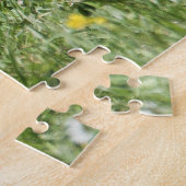 Das sonnige Pferd lächelt im Grasfeld Puzzle (Seite)