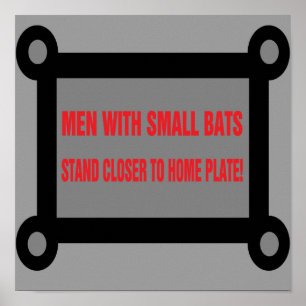 Das sonnige Poster für die Toiletten und Bars.