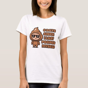 Das sonnige Shirt "0 Tage seit ich das letzte Mal