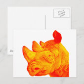 DAS SONNY RHINO POSTKARTE (Vorne/Hinten)