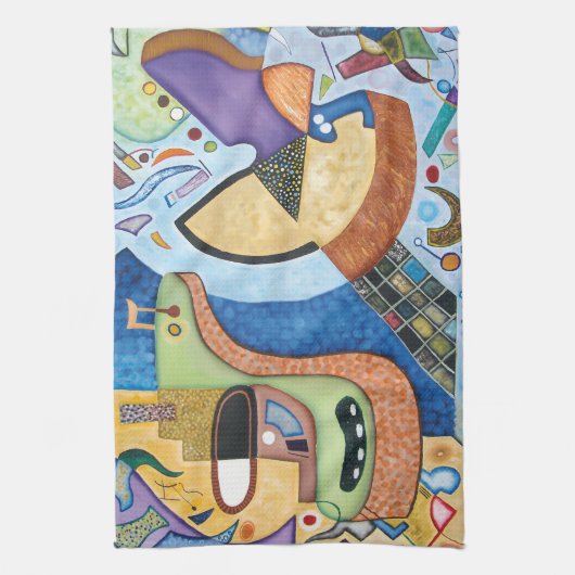 Das Sonoric zupfen Geschirrtuch (Vertikal)