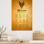 Das Soul der Melodie, ein goldener Stift mit Flüge Poster (Küche)