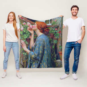 Das Soul der Rose, John William Waterhouse Fleecedecke