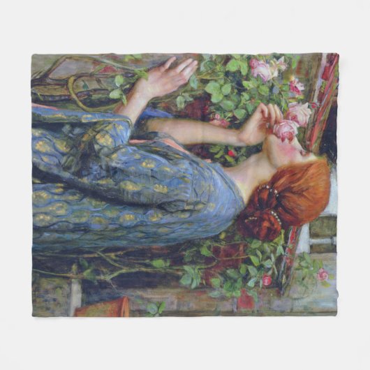 Das Soul der Rose, John William Waterhouse Fleecedecke (Vorderseite (Horizontal))