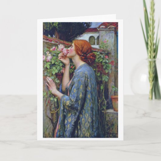 Das Soul der Rose, John William Waterhouse Karte (Vorderseite)
