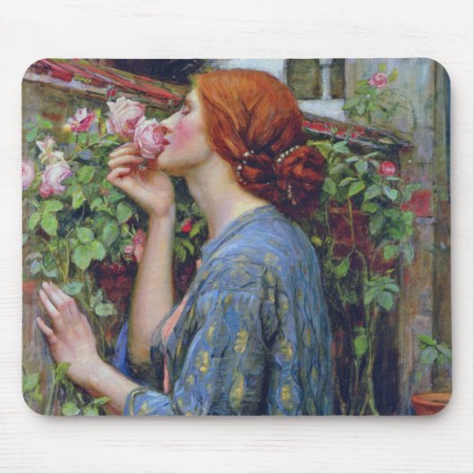 Das Soul der Rose, John William Waterhouse Mousepad (Vorne)
