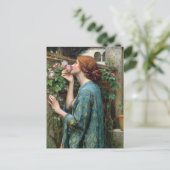 Das Soul der Rose | John William Waterhouse Postkarte (Stehend Vorderseite)