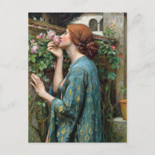 Das Soul der Rose   John William Waterhouse Postkarte