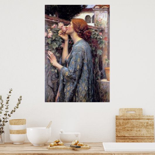 Das Soul der Rose oder Meine süße Rose - 1908 Poster (Küche)