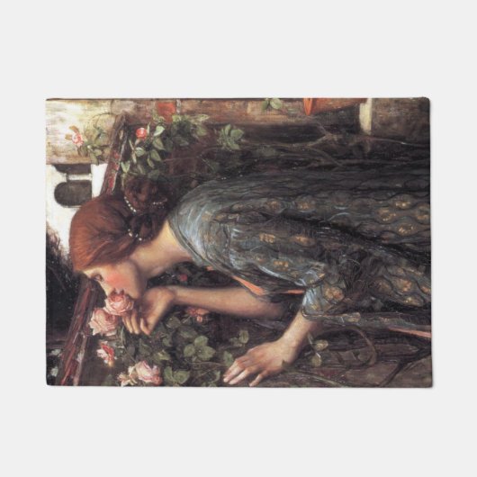 Das Soul der Rose (von John William Waterhouse) Fußmatte (Vorderseite)