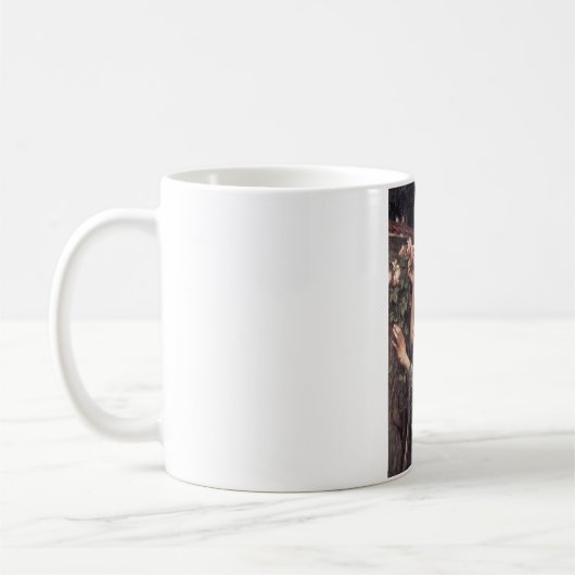 Das Soul der Rose (von John William Waterhouse) Kaffeetasse (Links)