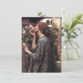 Das Soul der Rose (von John William Waterhouse) Karte (Stehend Vorderseite)
