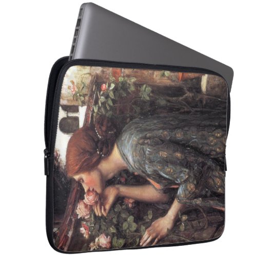 Das Soul der Rose (von John William Waterhouse) Laptopschutzhülle (Vorne Rechts)