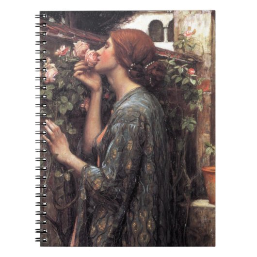 Das Soul der Rose (von John William Waterhouse) Notizblock (Vorderseite)