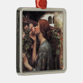 Das Soul der Rose (von John William Waterhouse) Ornament Aus Metall (Rechts)