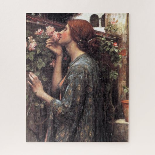 Das Soul der Rose (von John William Waterhouse) Puzzle (Vertikal)