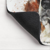 Das Soul eines Hundes - Basset Hound Mousepad (Ecke)