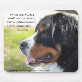 Das Soul eines Hundes - Berner Hund Mousepad