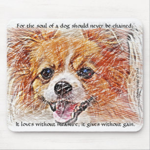 Das Soul eines Hundes - Chihuahua Mousepad