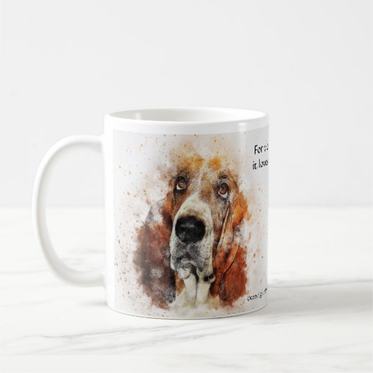Das Soul eines Hundes Kaffeetasse (Links)