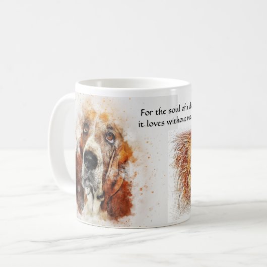 Das Soul eines Hundes Kaffeetasse (Vorderseite Links)