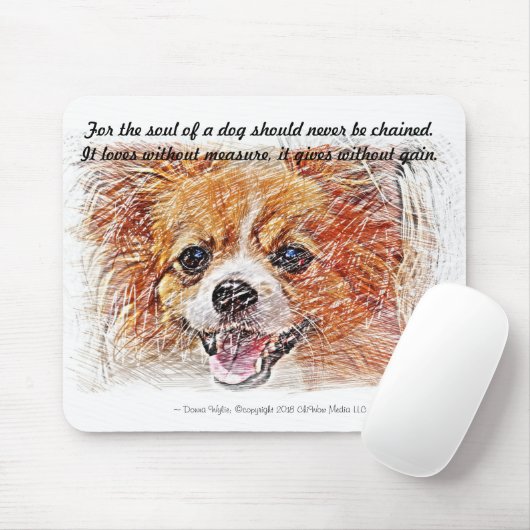 Das Soul eines Hundes Mousepad (Mit Mouse)