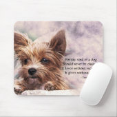 Das Soul eines Hundes - Yorkie Mousepad (Mit Mouse)