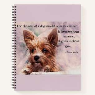 Das Soul eines Hundes - Yorkie Notizblock