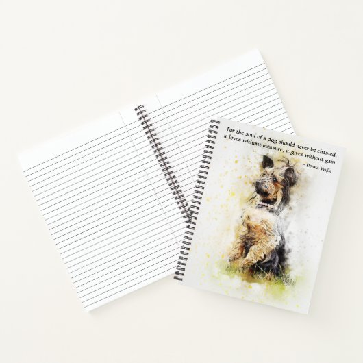 Das Soul eines Hundes - Yorkie Notizblock (Innenseite)