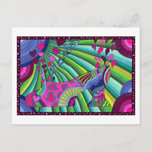 'Das Soul meines Schuhs' Postkarte (Vorderseite)