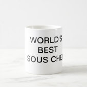 Das Sous der Welt beste Kochs-Tasse Kaffeetasse (Mittel)