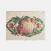 Das souveräne Herz Fleecedecke (Vorderseite (Horizontal))
