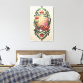 Das souveräne Herz Leinwanddruck (Insitu (Schlafzimmer))