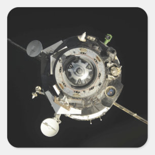 Das Soyuz TMA-17 Raumfahrzeug Quadratischer Aufkleber