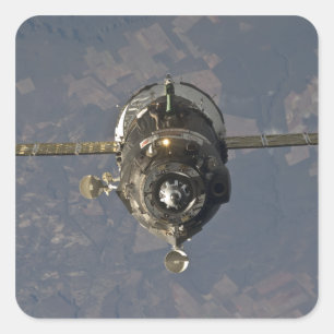 Das Soyuz TMA-19 Raumfahrzeug 3 Quadratischer Aufkleber