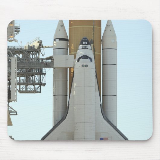 Das Space Shuttle Atlantis befindet sich auf dem L Mousepad (Vorne)