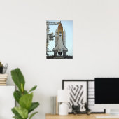 Das Space Shuttle Atlantis befindet sich auf dem L Poster (Heimbüro)