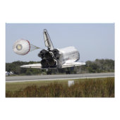Das Space Shuttle Atlantis entfaltet seinen Drag R Fotodruck (Vorne)