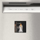 Das Space Shuttle Atlantis steht bereit Magnet (In Situ (Geschirrspüler))