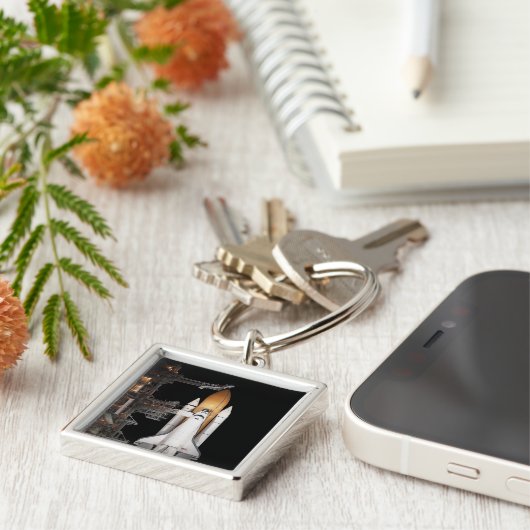 Das Space Shuttle Atlantis steht bereit Schlüsselanhänger (Seite)