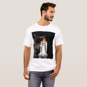 Das Space Shuttle Atlantis steht bereit T-Shirt (Vorne ganz)
