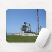 Das Space Shuttle Endeavour wird von einer Windsoc Mousepad (Mit Mouse)