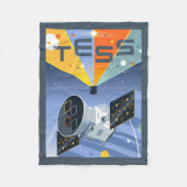 Das Space Telescope Poster. Fleecedecke (Vorderseite)