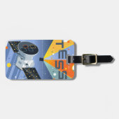 Das Space Telescope Poster. Gepäckanhänger (Vorderseite horizontal)