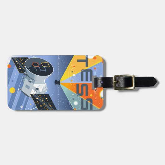 Das Space Telescope Poster. Gepäckanhänger (Vorderseite horizontal)