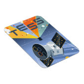 Das Space Telescope Poster. Magnet (Rechte Seite)