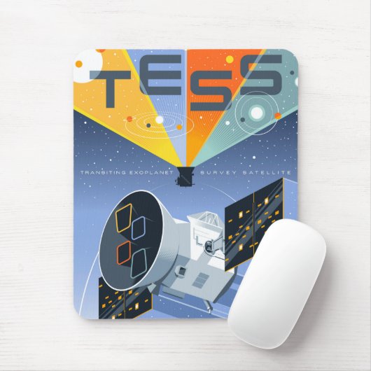Das Space Telescope Poster. Mousepad (Mit Mouse)